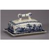 Image 1 : PORCELAIN BUTTER DISH /  TOILE TRANSFERWARE #2377179