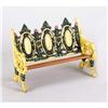 Image 1 : CAST IRON DOLL BENCH  / NEW #2377199