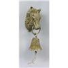 Image 1 : CAST IRON WHITE HORSE DINNER BELL / NEW #2377221