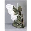 Image 1 : RESIN FAIRY LAMP W GLASS WINGS / NEW #2377258