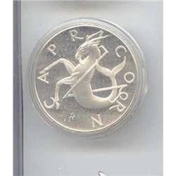 SALE Capricorn   Sterling Silver Coin #2377306