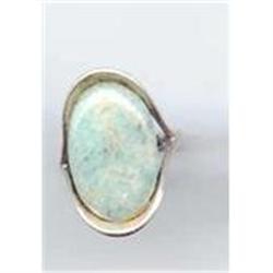 SALE Beautiful blue Green stone in sterling #2377319