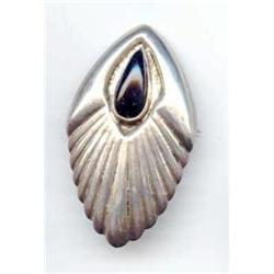 SALE Sterling silver with black onyx Pin #2377322