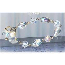 SALE Vintage Crystal Bracelet #2377331