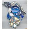 Image 1 : SALE Huge Rhinestone  Brooch with cameo #2377365
