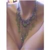 Image 1 : GREAT PERIDOT LOOK GRAND NECKLACE AND EARRINGS #2377583