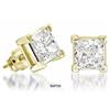 Image 1 : 1.02 carats Princess cut stud Earrings HIGH #2377731