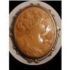 Image 1 : Early LARGE Beautiful face CAMEO BROOCH  #2377749