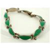 Image 1 : Enamel Sterling Bracelet  #2378046
