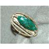Image 1 : Green Turquoise and Sterling Silver Ring  #2378123