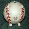Vintage Hard Plastic Baseball Piggy Bank #2378148