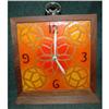 Image 1 : 1960's 70's  Reto Mod Tile Face Clock  #2378149