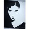 Image 1 : Modern Art Black/White Face Oil unsigned  #2378209