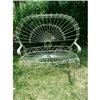 Image 1 : French Wire Settee Peacock Style 19th C #2392596