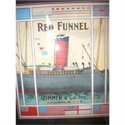 Red Funnel Tobacco Print - Circa 1910 #2392710