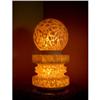 Image 1 : ART DECO DESIGN DECORATED GLASS LAMP #2392847