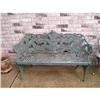 Image 1 : cast iron fern leaf settee and pr. chairs #2392869