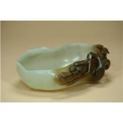 Qing Dynasty White Jade Washer #2392929