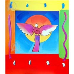 RARE PETER MAX ANGEL IN THE SUN HAND SIGNED #2392995