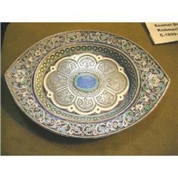 Imperial Russian Enamel Dish by Kizmechev #2393048