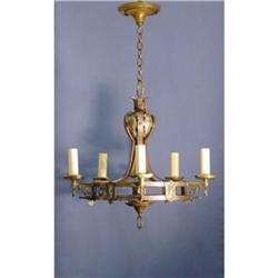 bronze &  iron chandelier.. #2393089