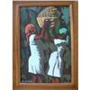 Image 1 : Haitian Painting in Oil on canvas by Claude #2393106