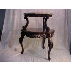 MARBLE TOP 2 TIERED TABLE #2393112