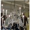 Image 1 : Two Tier Glass and Chrome Chandelier #2393113