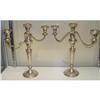 Image 1 : Nouveau Sweeping Arm Sterling Silver Candelabra#2393249