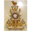 Image 1 : 19c Dore Bronze Onyx French Mantle Clock Birds#2393261
