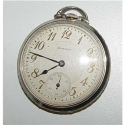 E. Howard 14kt White Gold Pocket Watch 14k #2393328