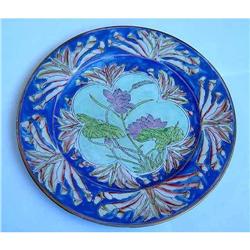 19c Ching Dyn Chinese Famile Rose Lotus Plate #2393343