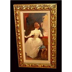 Giral Lerin Girl at Opera Oil Painting Listed #2393350