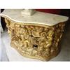 Image 1 : Antique Italian Giltwood Putti Console with #2393486