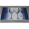 Image 1 : SET OF 4 CLEAR WHITE 16 OZ. WINE GLASSES