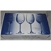 Image 1 : SET OF 4 CLEAR WHITE 16 OZ. WINE GLASSES