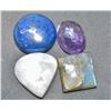 Image 1 : #160-NATURAL LAPIZ LAZULI,MOONSTONE 103.95CT
