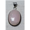 Image 1 : #88-NATURAL PINK ROSE QUARTZ PENDANT