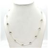 Image 2 : SV6-55 SILVER GREEN AMETHYST(11.7CT) NECKLACE