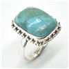 Image 2 : SV6-63 SILVER MUHAVE TURQUOISE(8.45CT) RING