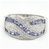 Image 3 : SV6-88 SILVER TANZANITE(1.8CT) RING