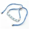 Image 3 : SV6-96 SILVER BLUE TOPAZ(4.5CT) BRACELET