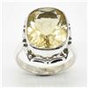 Image 1 : SV6-62 SILVER CITRINE(9.2CT) RING