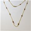 Image 1 : BZ604-60 SILVER RUBY 18" NECKLACE