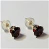 Image 2 : BZ604-52 10K  GARNET(1.6CT) EARRINGS