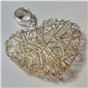 Image 2 : BZ604-76 SILVER HEART  PENDANT