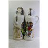 Image 1 : PAIR OF VINTAGE EMPTY PORCELAIN BOTTLES