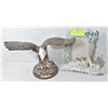Image 1 : EAGLE STATUE AND PICTURE FRAMED