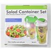 Image 1 : SET OF 2 SALAD TO GO CONTAINERS
