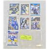 Image 1 : 7 AUTOGRAPHED TORONTO MAPLE LEAFS HOCKEY CARDS